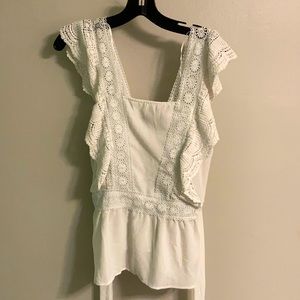 White twine and string shirt